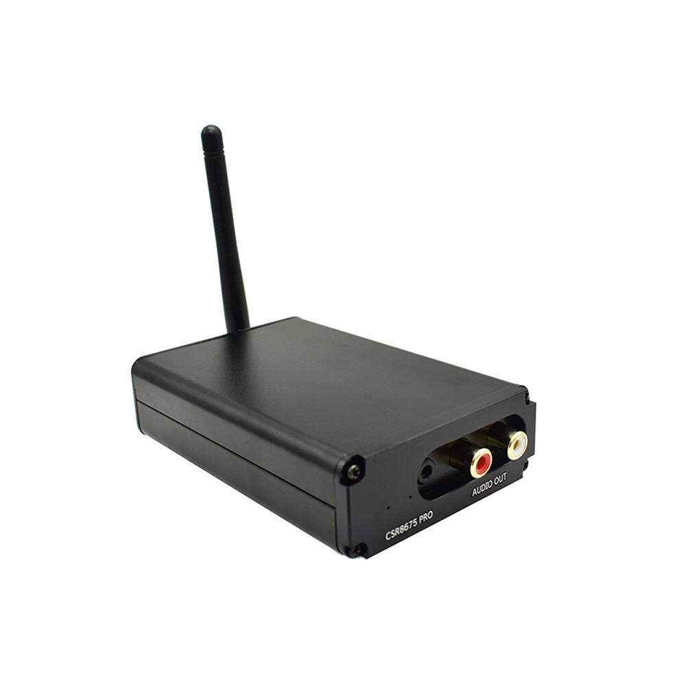 (Black) Csr8675 Bluetooth 5.0 Wireless Receiver Aptx Hd/Ldac Pcm5102a Dac Decoding 3.5Mm Rca Output 24Bit With Antenna Black 320997836919