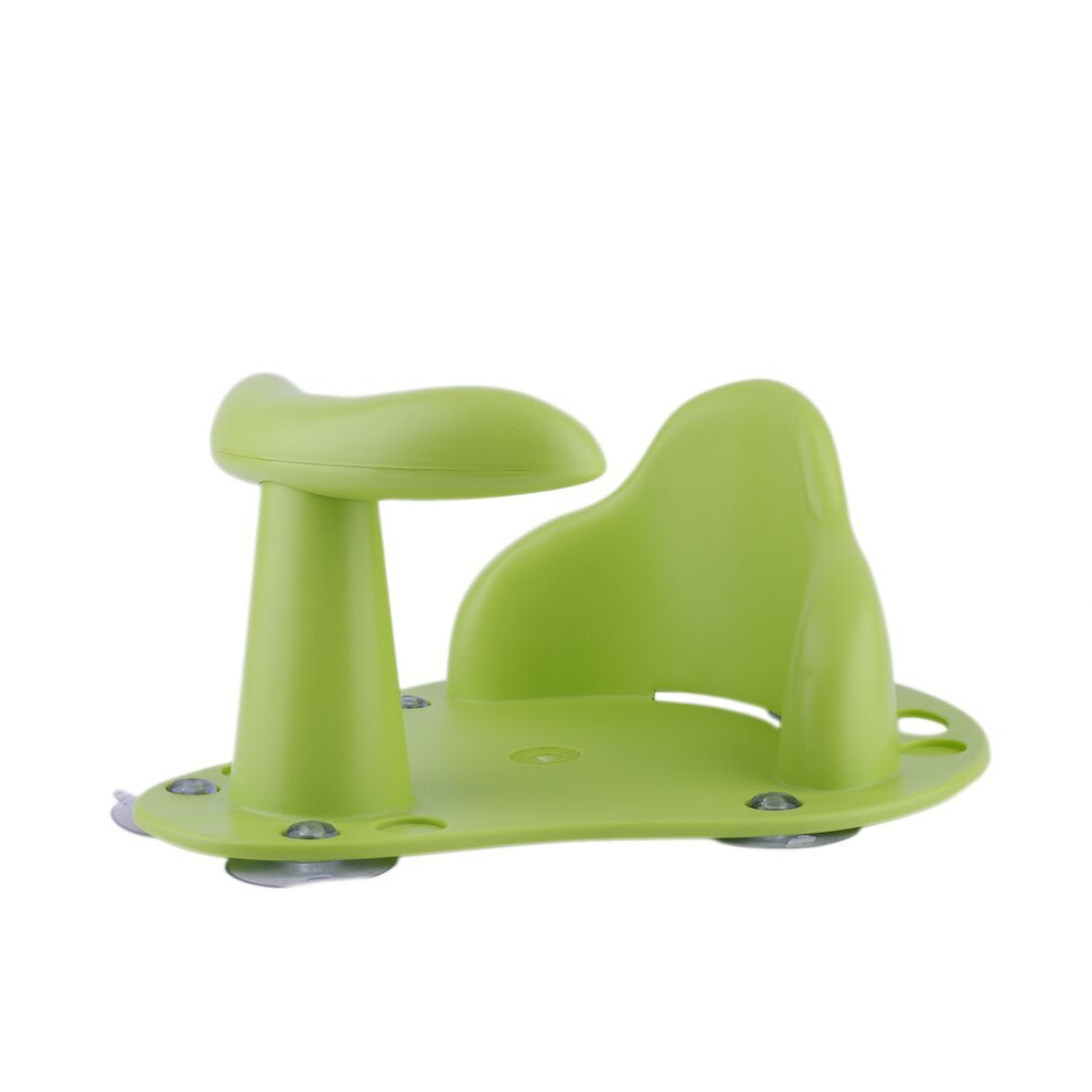 (Green) Baby Bath Tub Ring Seat Infant Child Toddler Kids Anti Slip Safety Chair