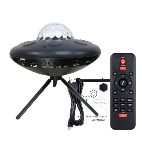 UFO romantic galaxy starry sky light projector LED laser watermark light