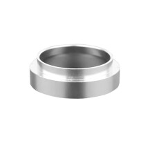 (Silver, 58mm) Intelligent Dosing Ring For Brewing Bowl Coffee Powder Espresso Barista Tool For Profilter Coffee Tamper