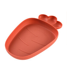 (Radish wine pink) Innovative Plastic Fruit Tray Household Living Room Table Snack Candy Holder Plate