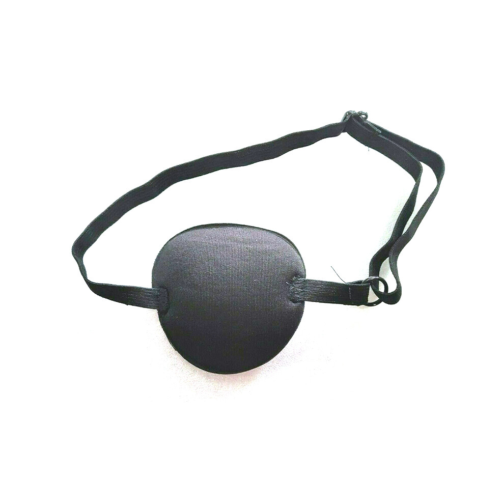 Black Adult Eye Patch Medical Concave Foam Padded Washable Eyeshades