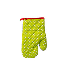 (Green) Thickened Heat-Insulated Microwave Oven Baking Gloves Kitchen Non-slip Anti-Scald Mittens