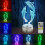 3D 7 Colors Changing Dolphin Night Light Touch Switch Remote Control Table Lamp Xmas Gift Home 1