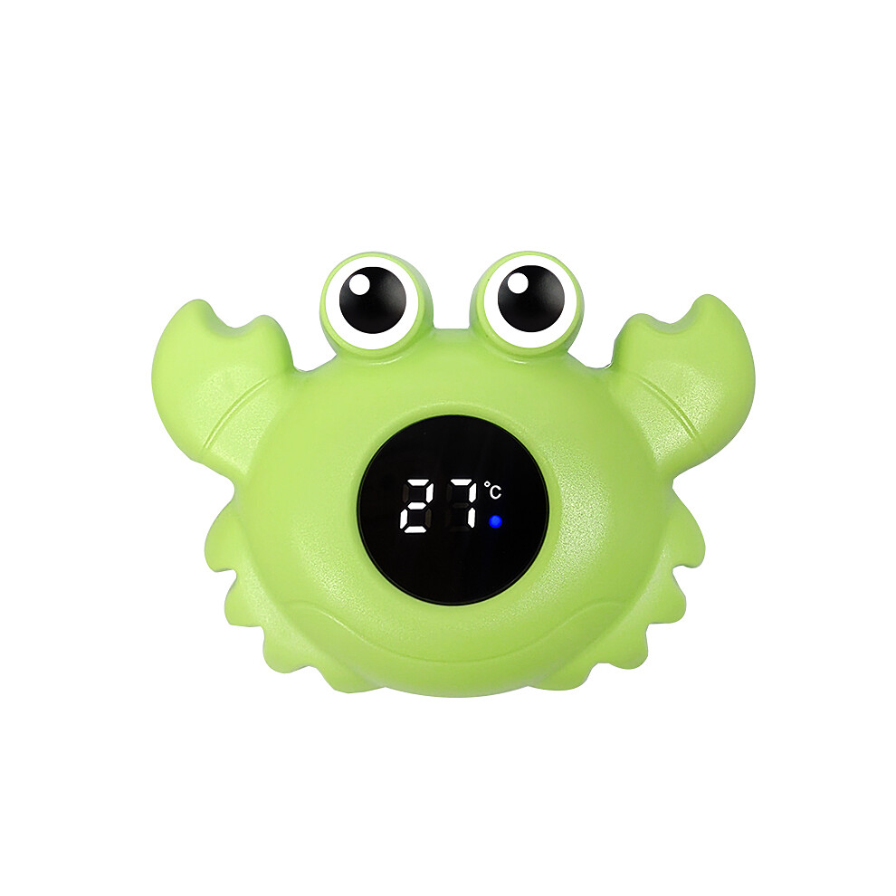(Bunny White) Cute Animal Floating Baby Bath Thermometer with LED Temperature Display