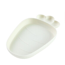 (Radish white) Innovative Plastic Fruit Tray Household Living Room Table Snack Candy Holder Plate