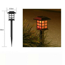 (4* Small room light red light) Outdoor solar garden 1LED home lawn light garden light atmosphere light