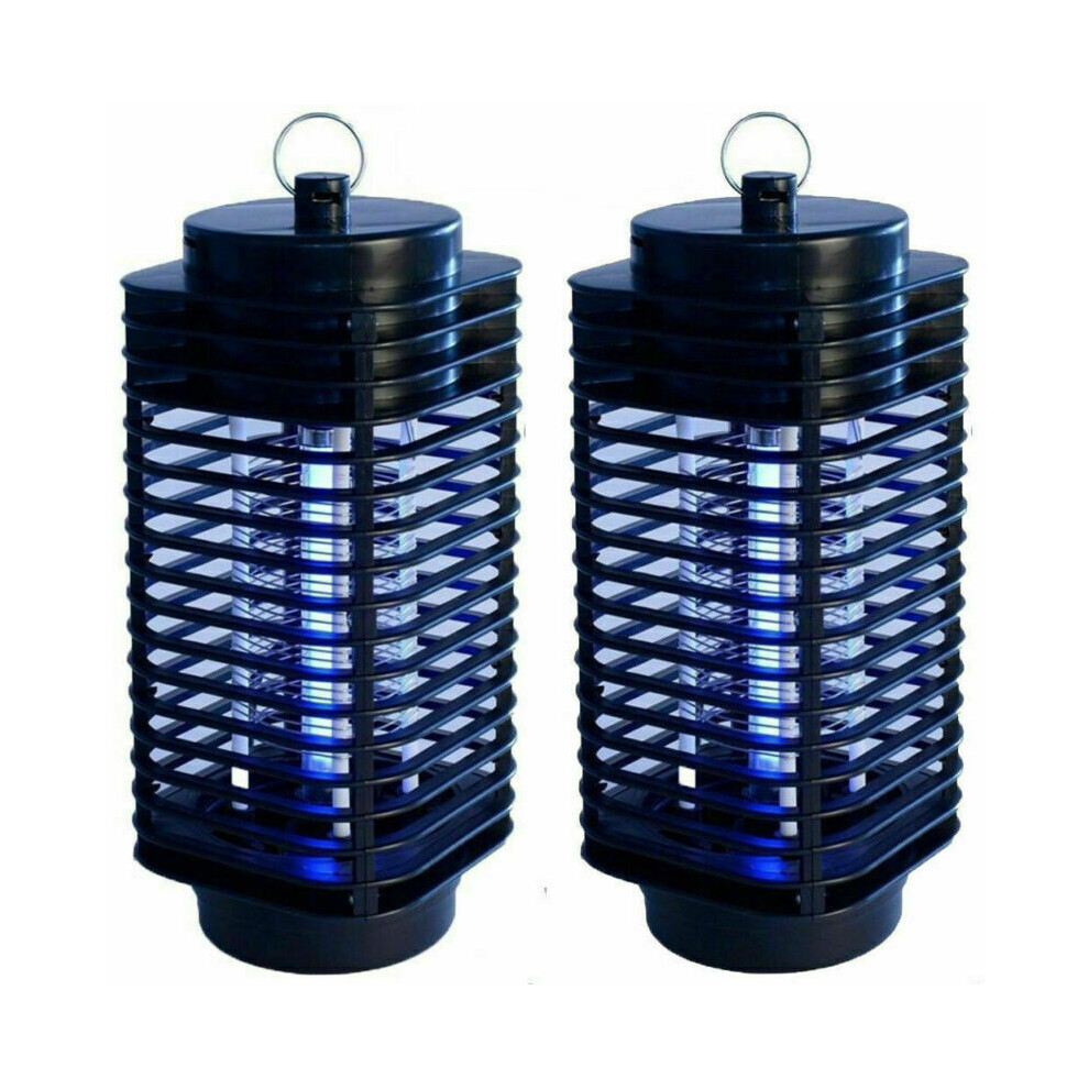 Blue/Light 2Pack Electric Mosquito Fly Bug Insect Zapper Killer Trap Lamp Stinger Pest