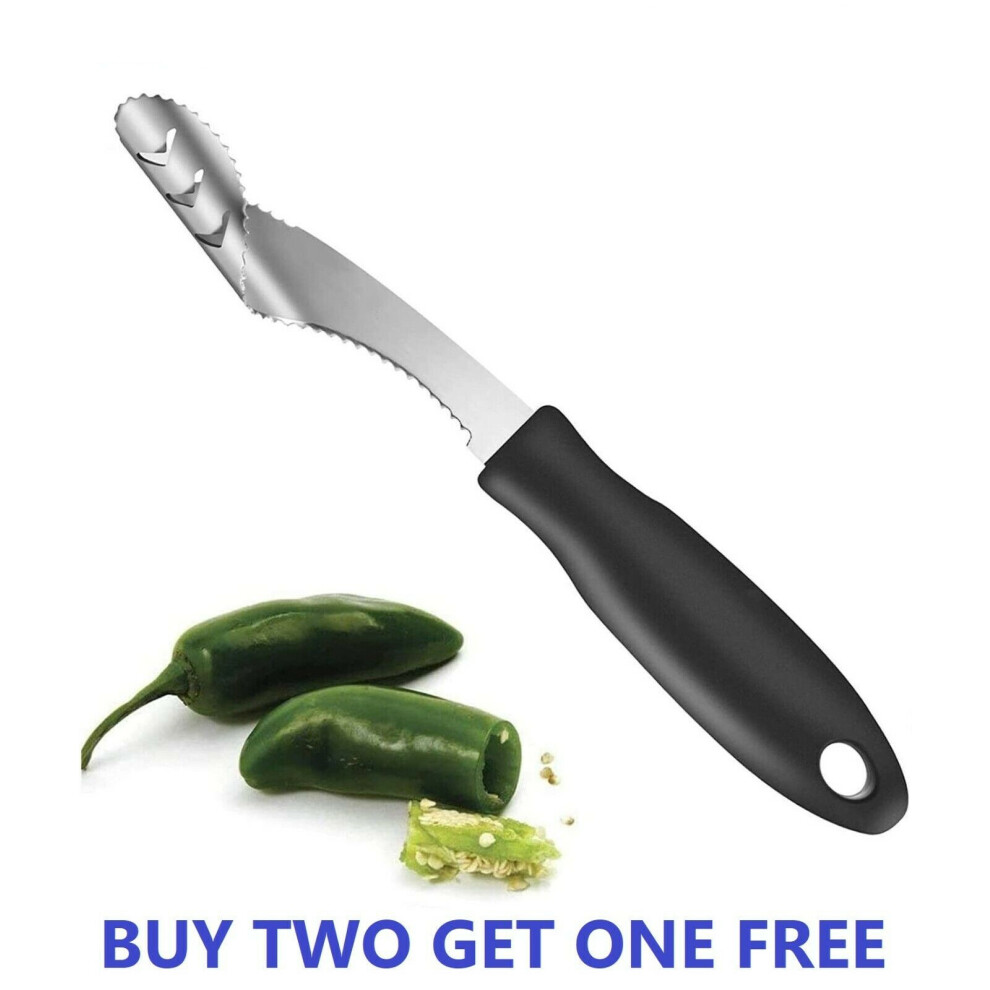 Jalapeno Pepper Corer Cutter Slicer Core Seed Remover Fruit Kitchen Tools 320997829263