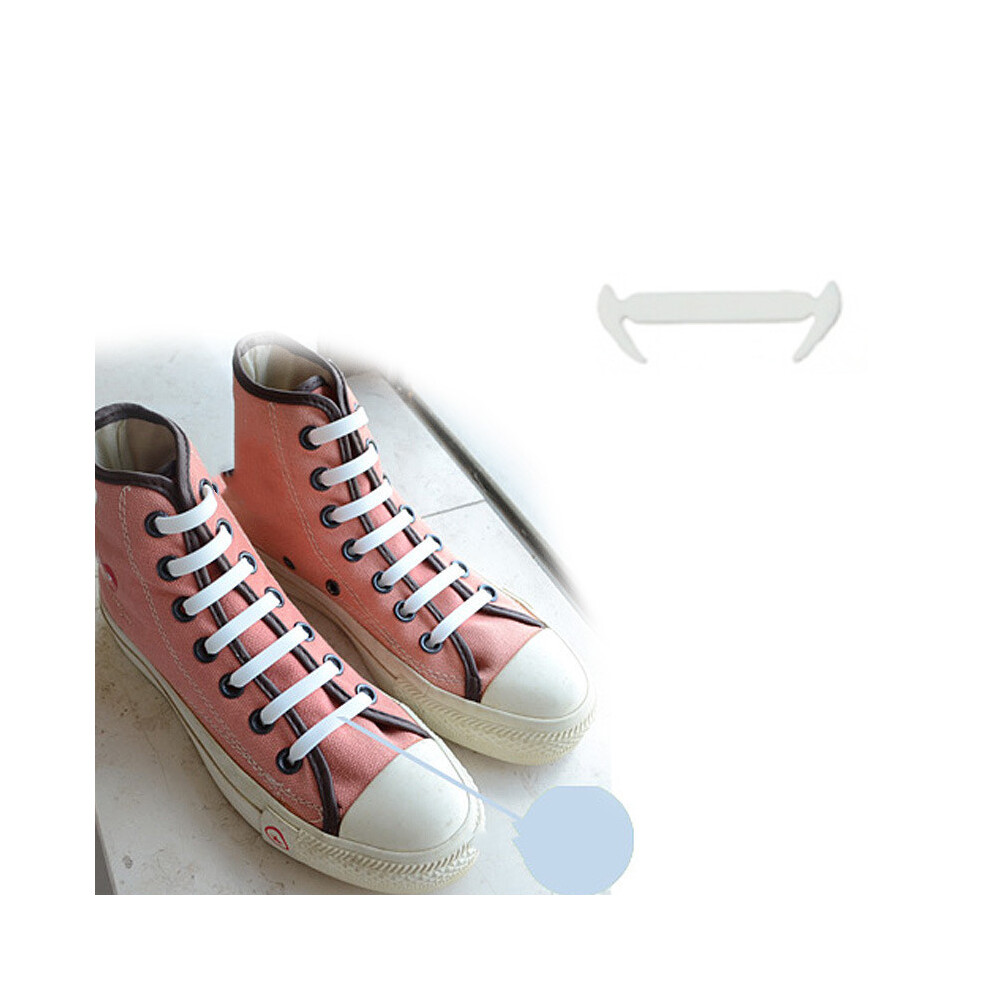 (White) 12 Pcs Elastic Shoelaces Silicone Shoe Laces No Tie High Quality Kids Adult Rubber Shoe Lace Outdoor Sneakers Quick Lazy Laces White 320997832423
