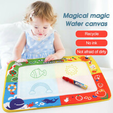 Child Toy Water Drawing Painting Writing Mat Board Magic Pen Doodle Gift 29x19cm