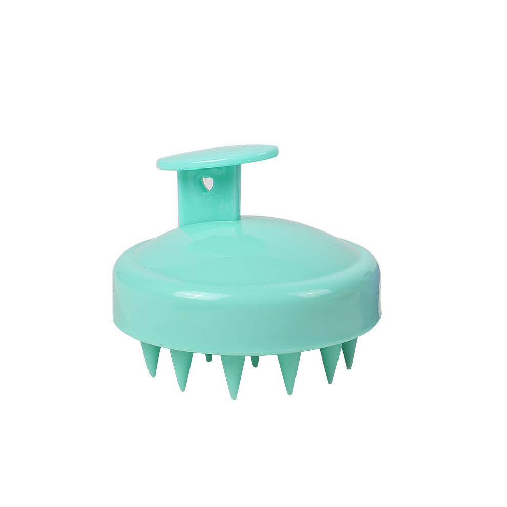 Green (Green) Scalp Massager Brush Head Scrubber Hair Care Shampoo Comb