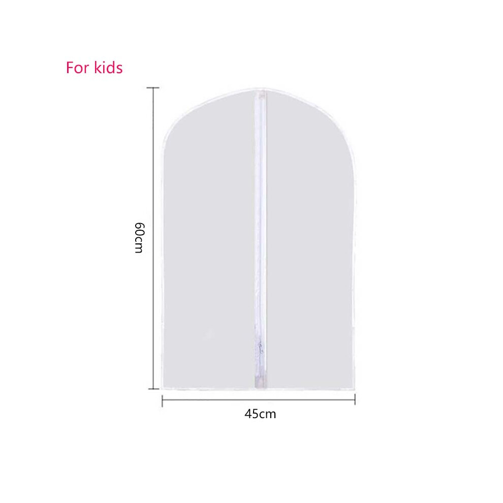 (45*60??For Kids??) Clothes Peva Dust Bag Household Transparent Waterproof Suit Cover Finishing 320997840350