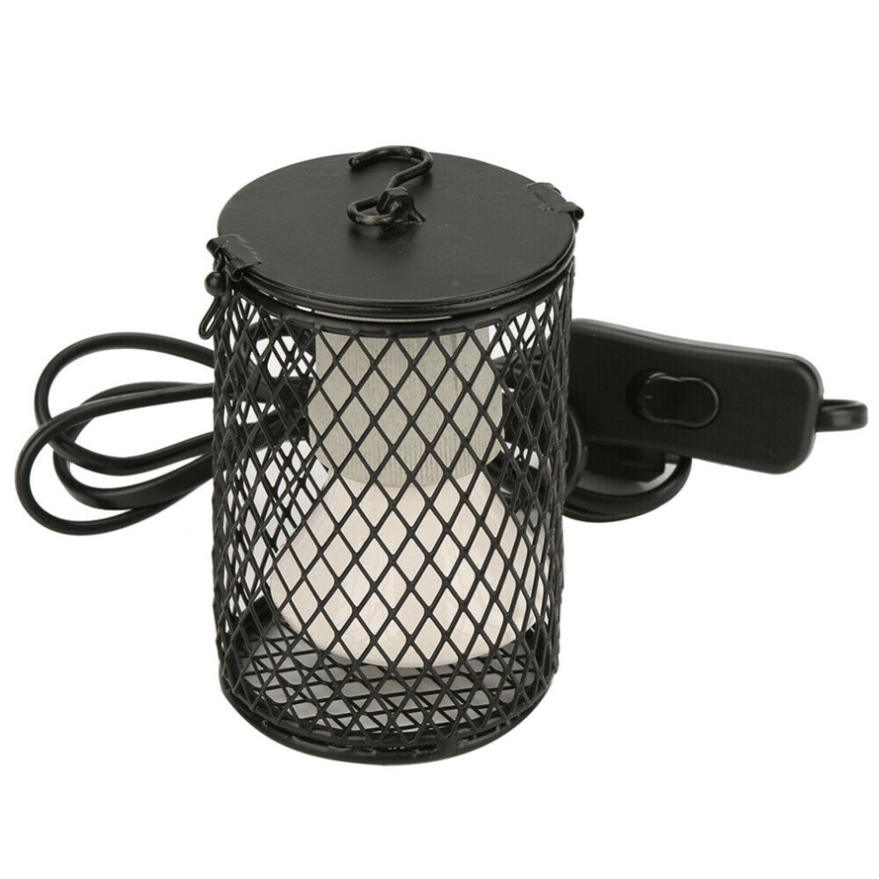 (Eu) Reptile Cage Anti-Scald Ceramic Heating Lamp Light Holder Bulb Brooder 100W 320997834687