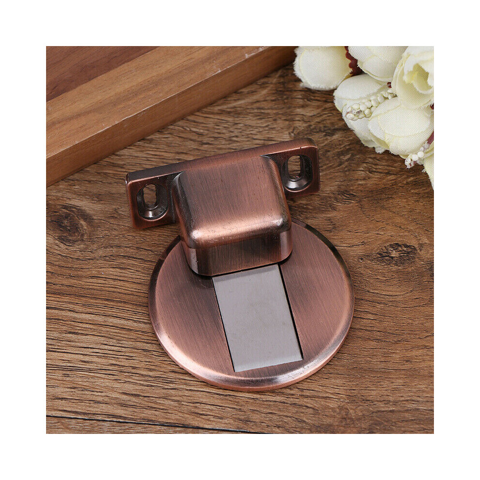 (2) Stainless Steel Strong Magnetic Door Stop Floor Mount Self Adhesive Door Stopper 320997853572