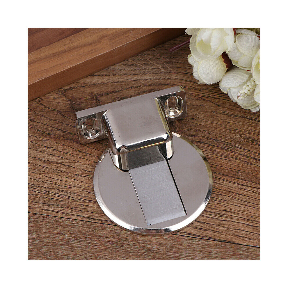 (1) Stainless Steel Strong Magnetic Door Stop Floor Mount Self Adhesive Door Stopper 320997853565