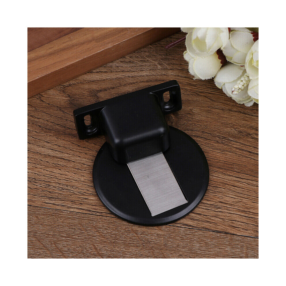 (5) Stainless Steel Strong Magnetic Door Stop Floor Mount Self Adhesive Door Stopper 320997853602