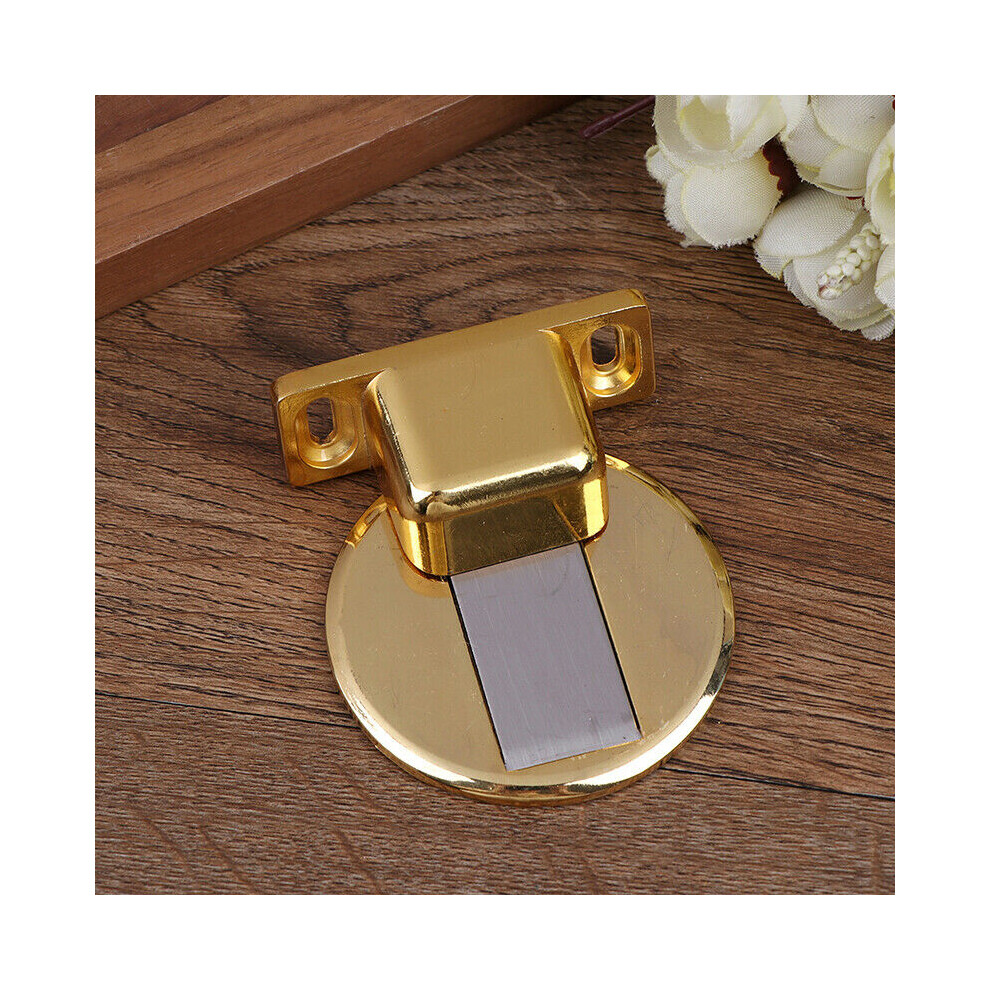 (4) Stainless Steel Strong Magnetic Door Stop Floor Mount Self Adhesive Door Stopper 320997853596