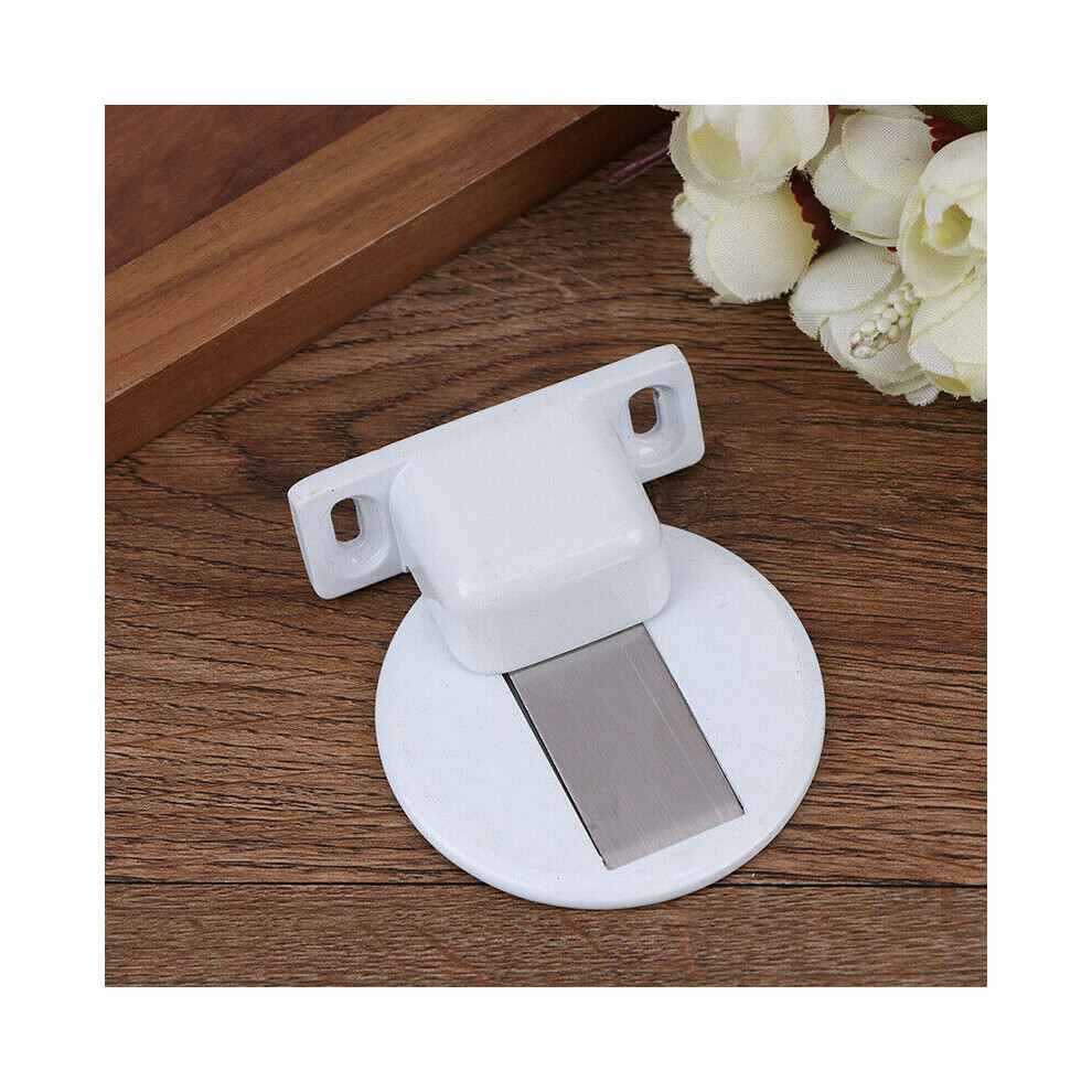 (7) Stainless Steel Strong Magnetic Door Stop Floor Mount Self Adhesive Door Stopper 320997853626