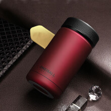 (Red wine) Men Gift Thermos Bottles 380ml Insulated Cup Stainless Steel Thermal Coffee Mug