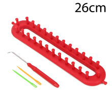 (26cm) DIY Craft Rectangle Round Knitting Loom Scarf Shawl Weaving Braiding Tool