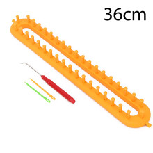 (36cm) DIY Craft Rectangle Round Knitting Loom Scarf Shawl Weaving Braiding Tool