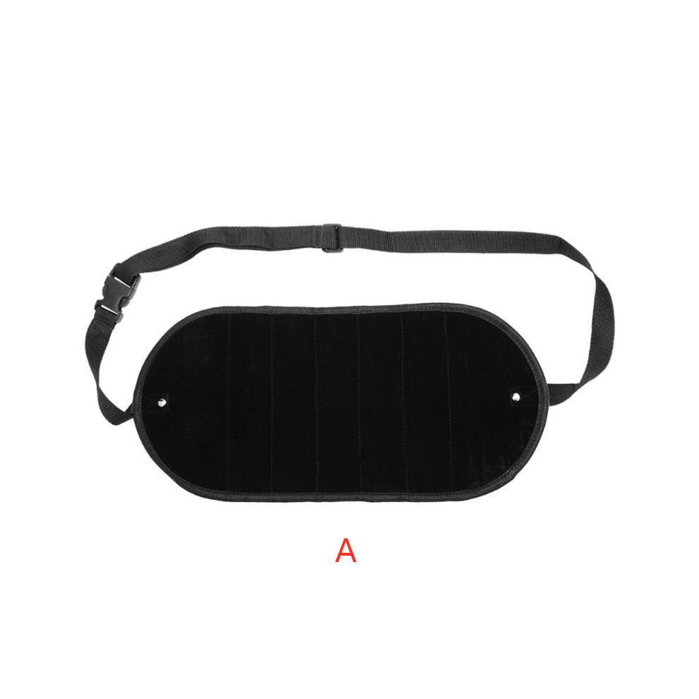 (A) Portable Memory Foam Foot Hammock Comfy Travel Flight Airplane Leg Rest Hanger
