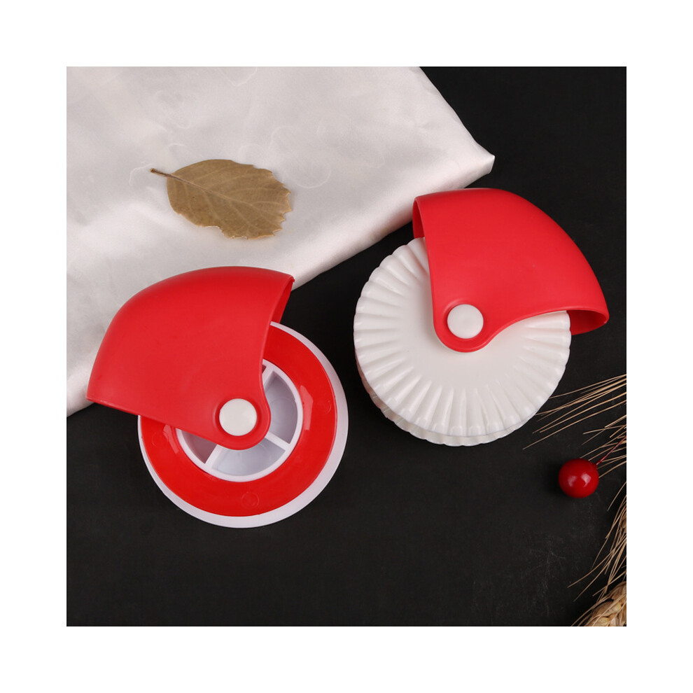 Kitchen Pizza Pastry Lattice Cutter Pastry Rolling Wheel Manual Noodle Cutter 320997845270