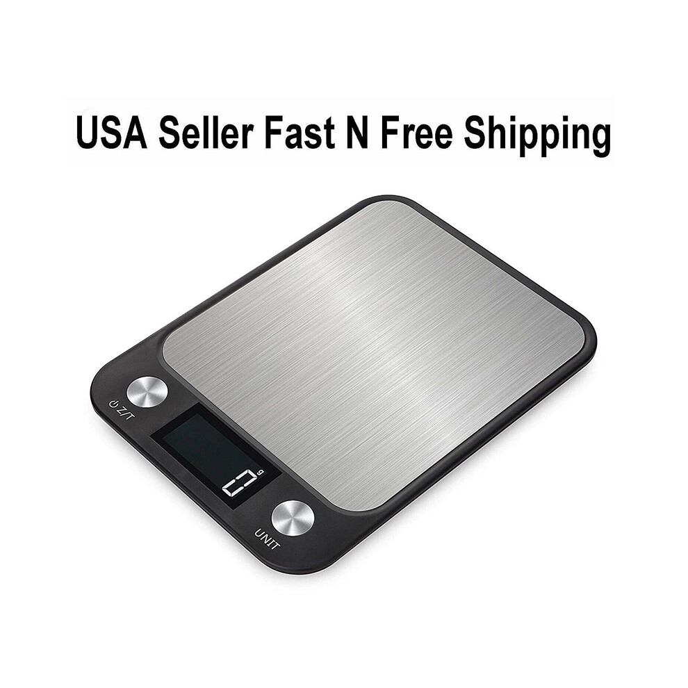 Digital Kitchen Scale 10Kg/1G Slim Electronic Stainless Steel 320997844372