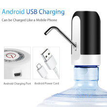 (black) water bottle pump usb charging automatic electric water dispenser pump water bottle pump automatic switch drinking dispenser