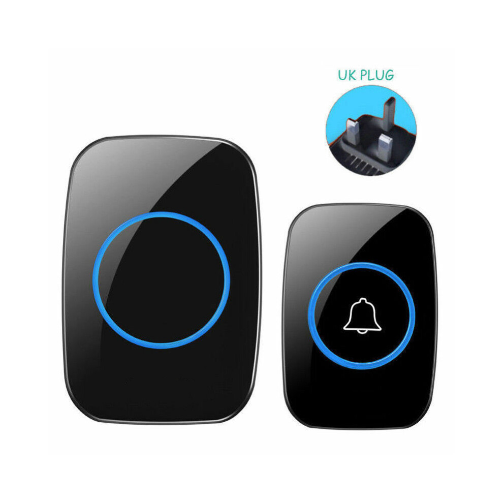 (Us) 300M Range Waterproof Led Wireless Doorbell, 38 Melodies, Eu/Us/Uk Compatible 113121573732