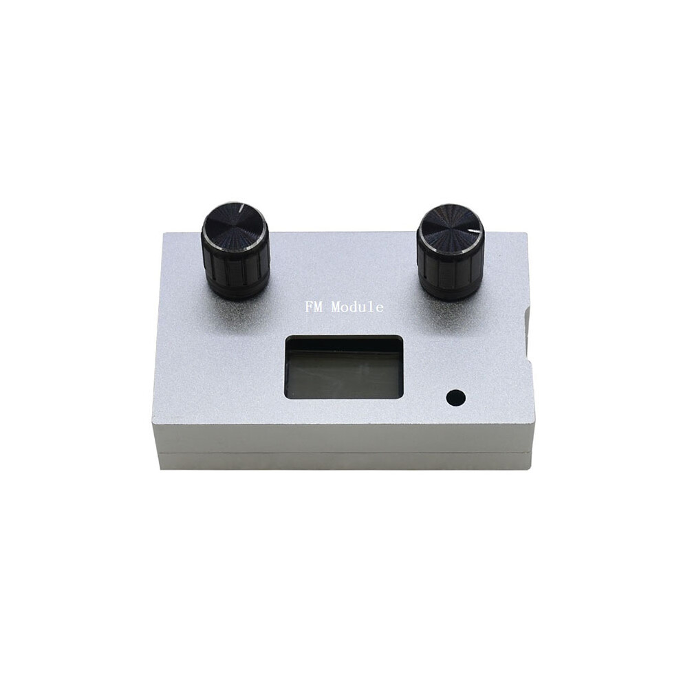 (Silver) Dsp & Pll Digital Stereo Fm Radio Receiver Module 87-108Mhz With Armor Aluminum Case Silver 320997836728