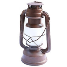 (rust color) LED Retro Flame Horse Lantern Camp Light Eid Tent Light Decoration Dimmable