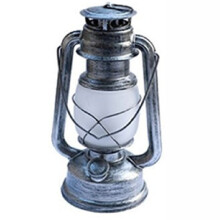 (black silver) LED Retro Flame Horse Lantern Camp Light Eid Tent Light Decoration Dimmable