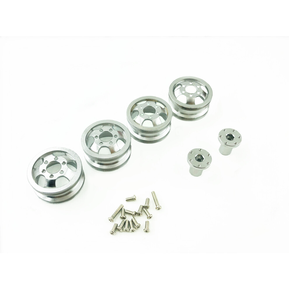 Metal Wheel Hubs Long Connector Upgrade Accessories For Wpl 1:16 B14 B24 6Wd B16 B36 Jjr/C Q60 Q61 Rc Car Silver 110691454249