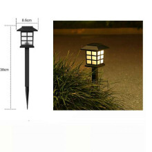 (2* Small room light warm light) Outdoor solar garden 1LED home lawn light garden light atmosphere light