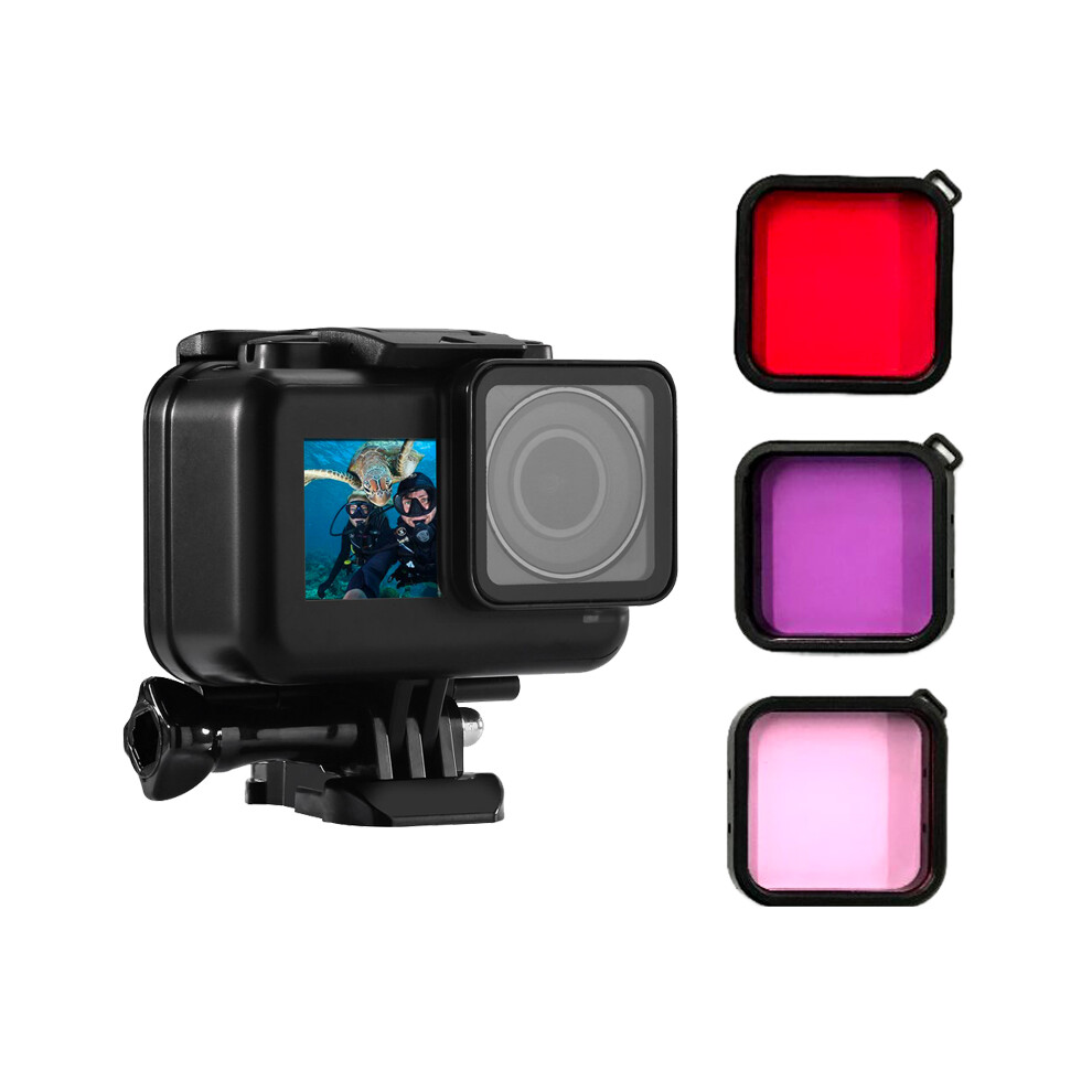 61M Waterproof Housing Shell Diving Protective Case For Dji Osmo Action Camera 110691462268