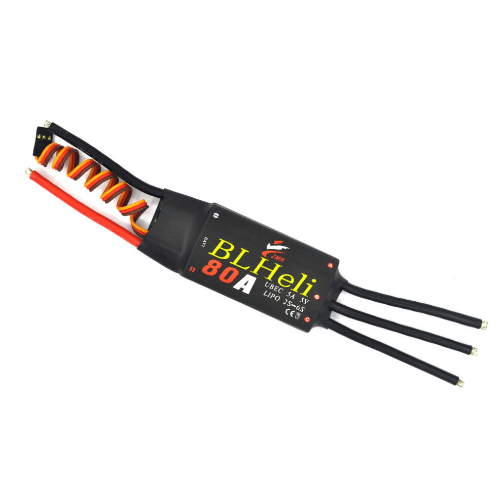 (80A) Esc 80A 60A 50A 40A 20A 12A Brushless Electronic Speed Controller For Fixed Wing Multicopter 413590662662