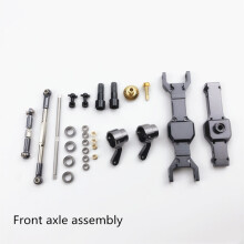 (Front axle assembly) OP Metal Spare Assembly Vehicle Axles Fitting Part DIY Kit For 1/16 WPL Semi Truck B14 B24 B26 C14 C24 RC Car