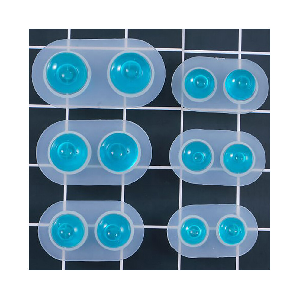 6 Sizes/Set BJD Doll Eye Mold Resin Pressure Eye Silicone Mold Base DIY Tool