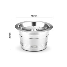 Stainless Steel Refillable Reusable For Caffitaly K-Fee TCHIBO Cafissmo Coffee Capsules