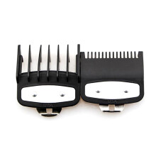 (Black) Hair Clipper Guard Attachment Guide Comb Set Standard Trimmer Accessory Parts