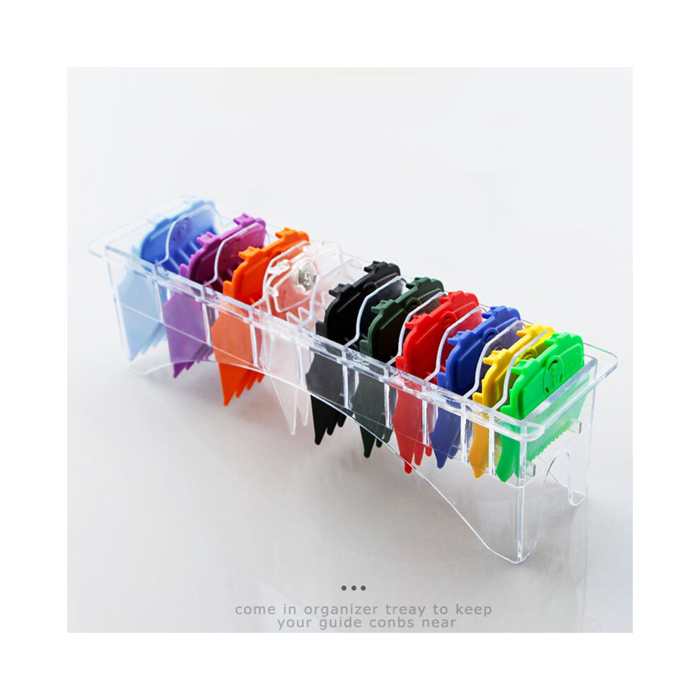 10PCS Hair Clipper Guide Guard Strong Magnetic Limit Comb with Box For WAHL