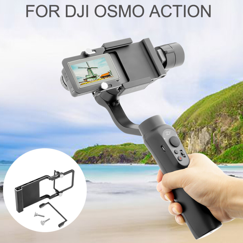 Camera Mount Adapter Metal Bracket For Dji Osmo Action Osmo Mobile 2 Gimbal Stabilizer Light 110691458889