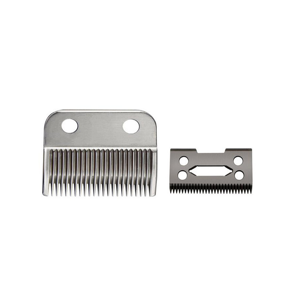 (Silver) Metal Bottom Blade for Wahl 8504 Shear Clipper - Hair Replacement Shaver Foil Head Cutter