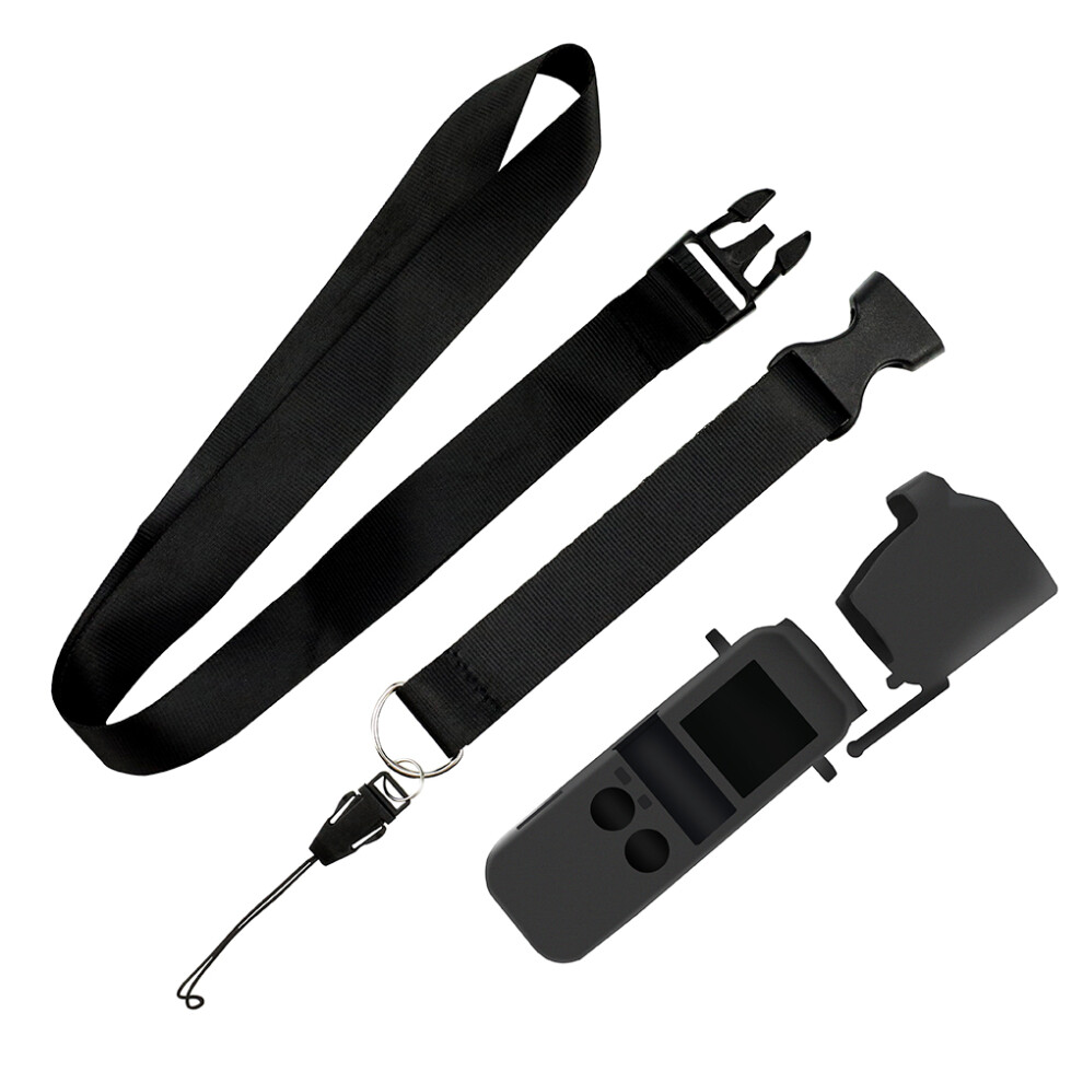 (Black) Handheld Camera Silicone Cover Skidproof Protective Shell For Dji Osmo Pocket Black 110691453228