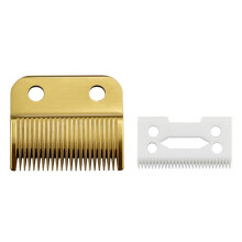 (Gold+Ceramics) Hair Replacement Shaver Foil Head Cutter Metal Bottom Blade For Wahl 8504 Shear Clipper