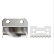 (Silver+Ceramics) Hair Replacement Shaver Foil Head Cutter Metal Bottom Blade For Wahl 8504 Shear Clipper