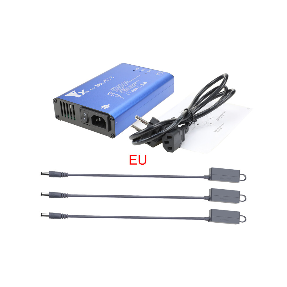 (Eu) 5 In 1 Battery Fast Charging Rapid Charger Hub W/ Dual Usb For Dji Mavic 3 /Cine 110691472731
