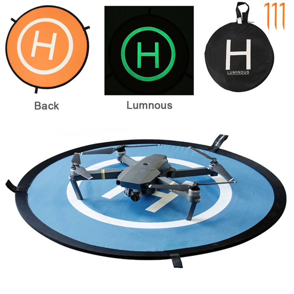 (75Cm / 29.52 Inch) Universal Landing Pad Portable Foldable Glow Parking Apron For Dji Mavic Mini Rc Drone 110691462725
